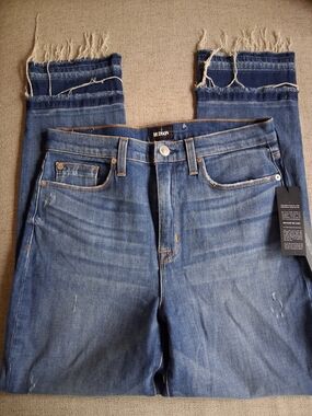 Hudson Jeans Medium Blue Classic Five-Pocket Denim